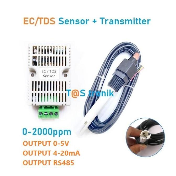 SENSOR EC TDS SENSOR CONDUCTIVITY SENSOR EC TRANSMITTER TDS TRANSMITER ORIGINAL DAN TERPERCAYA