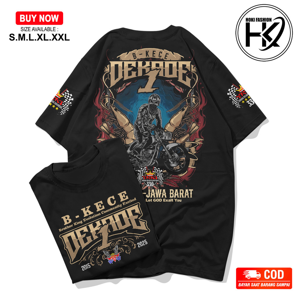 KAOS RX KING 1 DEKADE YKIS LENGAN PENDEK RR IDN