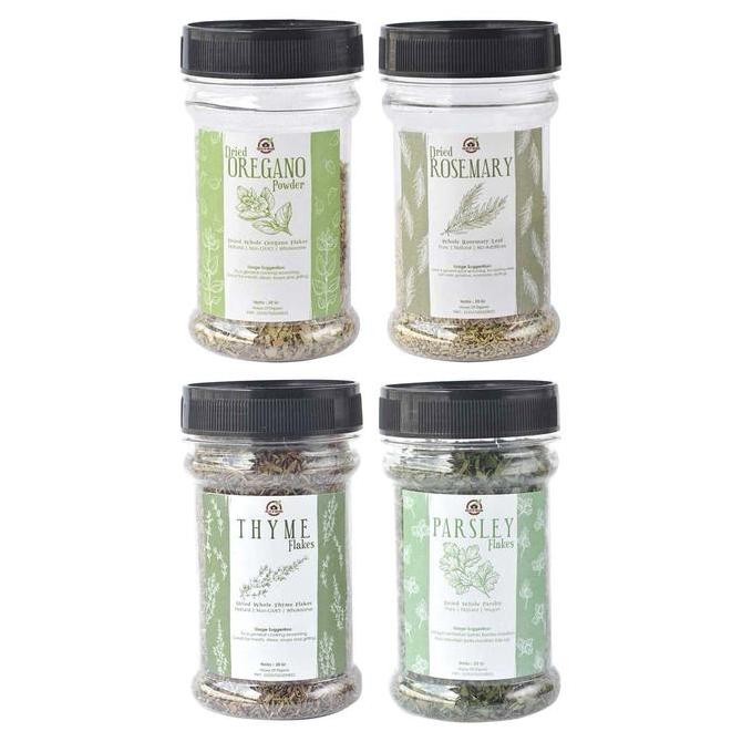 

Grosir Essential Herb Pack / Paket ( Oregano , Thyme , Parsley , Rosemary )