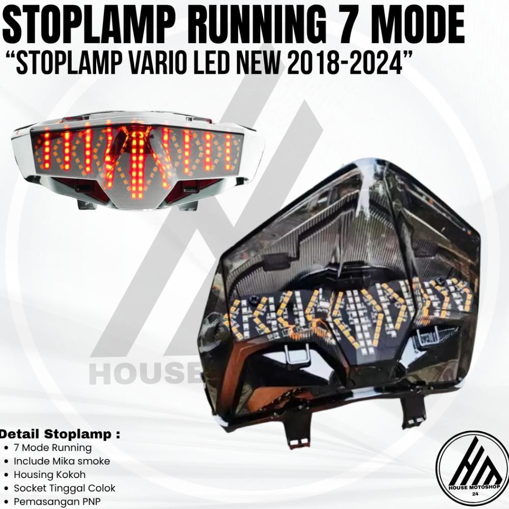 Stoplamp Running Vario Lampu Belakang Vario 2023 Stoplamp Vario New Stoplamp Runing Vario New Stopla