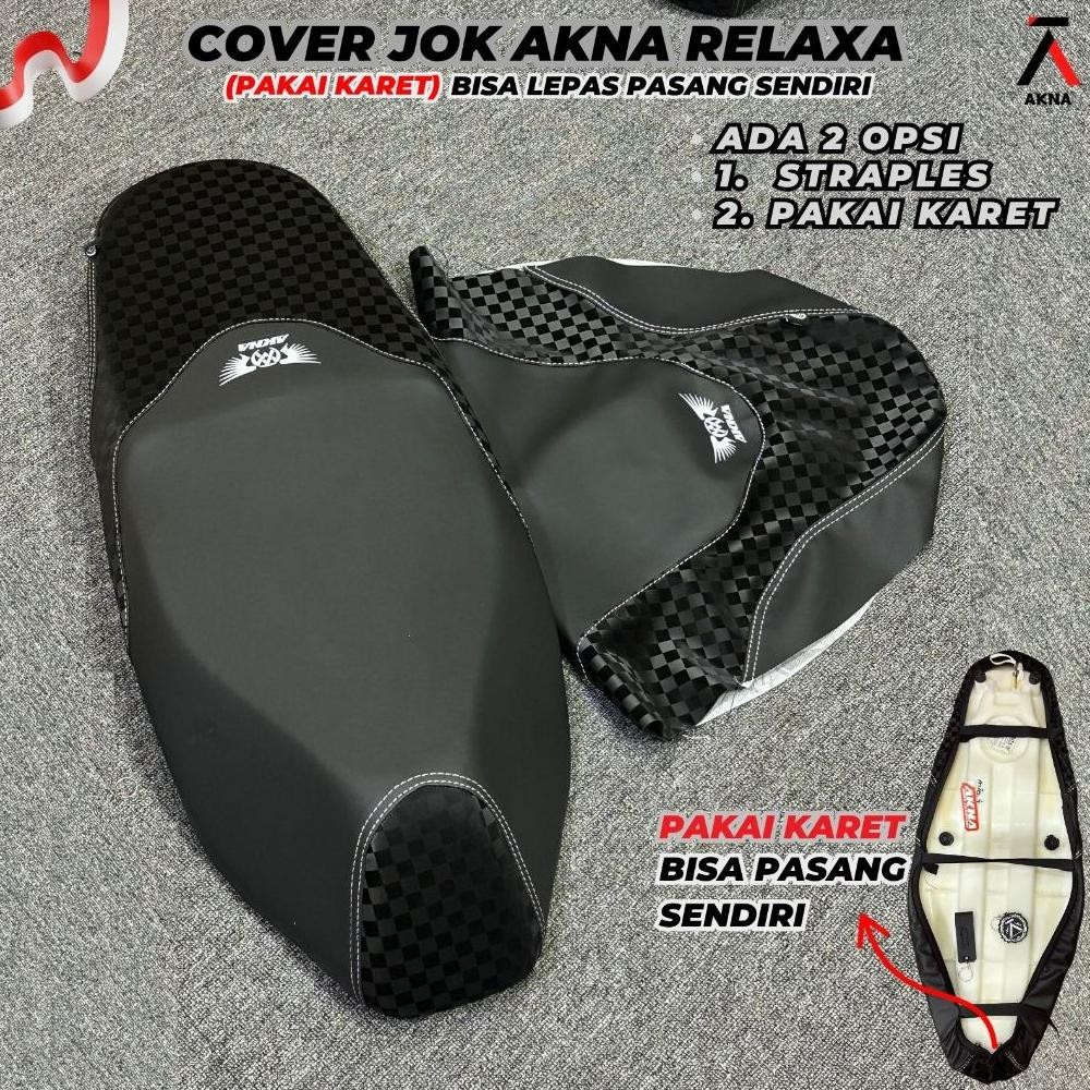 Cover Jok Motor Akna Relaxa / Sarung Jok Motor Akna Kulit Jok Motor Akna Relaxa