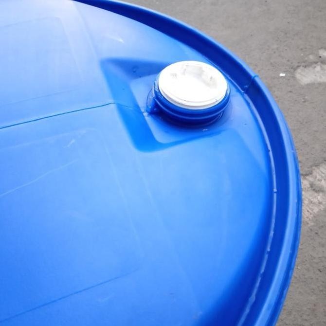 tong drum plastik HDPE biru 200 liter 200L tempat sampah air oli bekas
