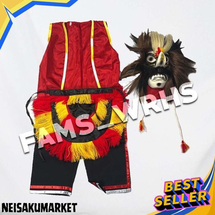 Baju Setelan Ganongan Anak Dewasa Celana Rompi Ganongan Dan Jaranan Cf 1