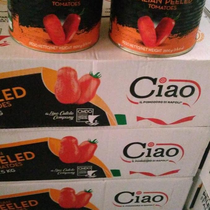 Grosir Ciao Tomato Peeled 2500Gr