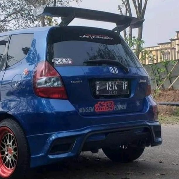 Ready Bodykit Add On Belakang Jazz Gd3 Model Boomer