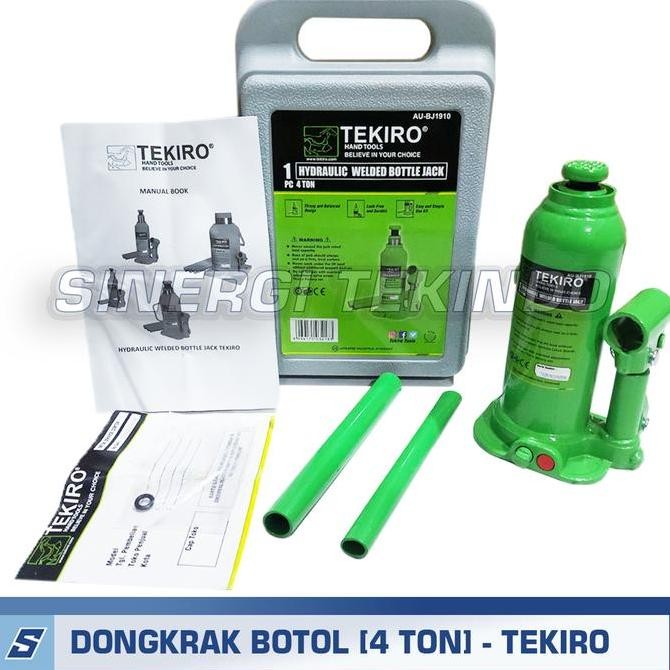DONGKRAK BOTOL MOBIL HIDROLIK [4 TON] - TEKIRO HYDRAULIC BOTTLE JACK ORIGINAL DAN TERPERCAYA