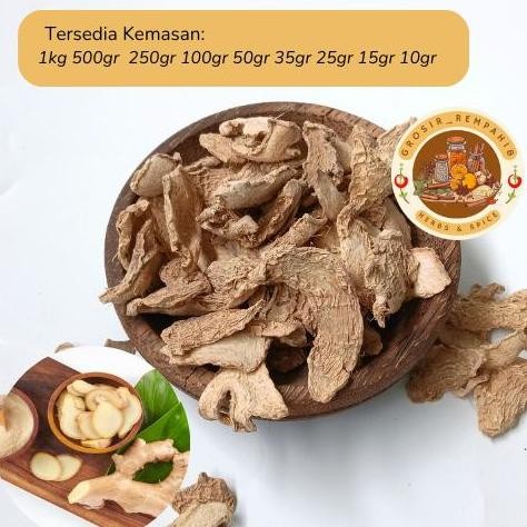 Grosir Jahe Kering Bersih 1Kg /  Jahe Kering Super / Jahe Kering / Ginger Dry Premium