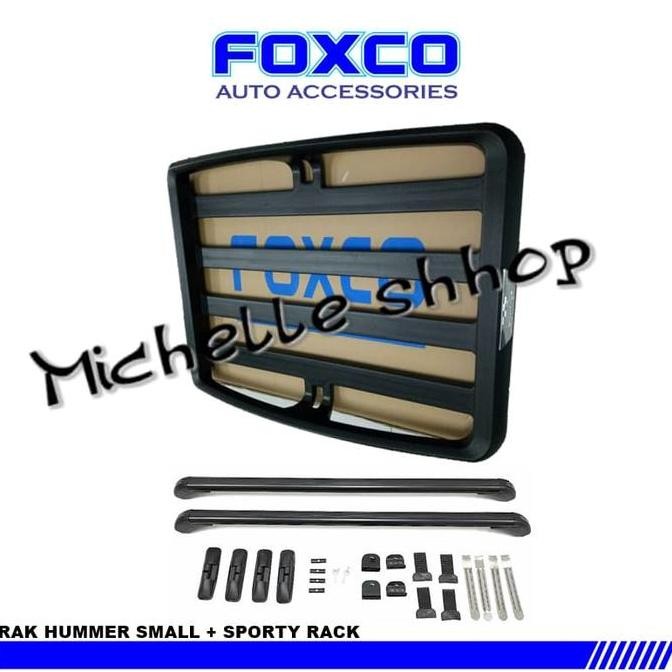 paket kaki roof rack + rak bagasi atas mobil all new rush