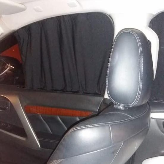 Tirai Mobil Pajero Sport 2016-2023(6kaca samping/tanpa bagasi)