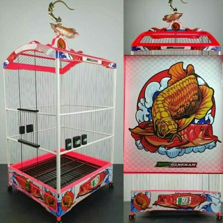 Sangkar  BRO Mentahan khusus ruji senar 1 mm. Ambrukan