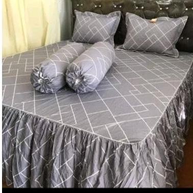 Sprei rumbai home Made bahan katun murah semua ukuran 120 / 160 / 180 / 200