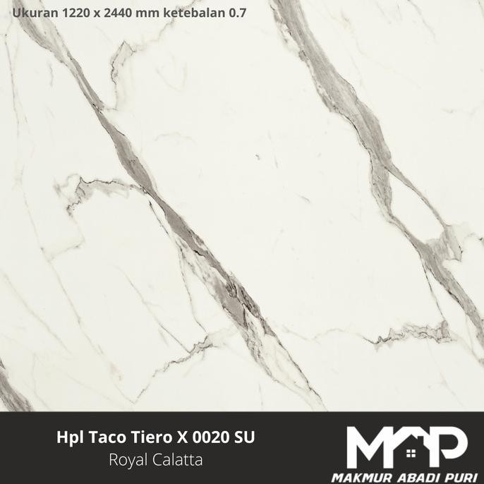 HPL TACO/TIERO X 0020 SU ( ROYAL CALACATTA )