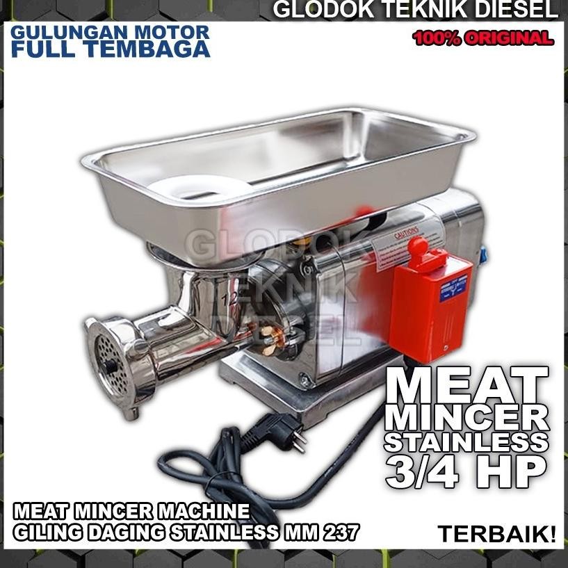 Mesin Giling Daging Miaohsien MH 237 Taiwan Mesin Gilingan Daging Tasin Listrik Meat Grinder Miao Hs
