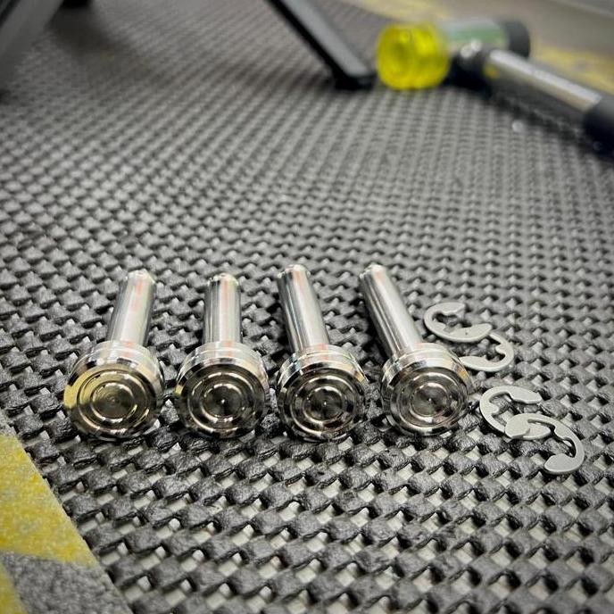 DB18>> 1 Set Pin Footstep Step Belakang Mio Nouvo Jupiter R15 Aerox Freego Tojosan Stainless ass 8x3