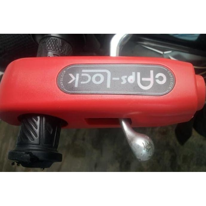DI107 >> grip lock pengaman motor gembok stang anti maling AEROX 155 NMAX XMAX