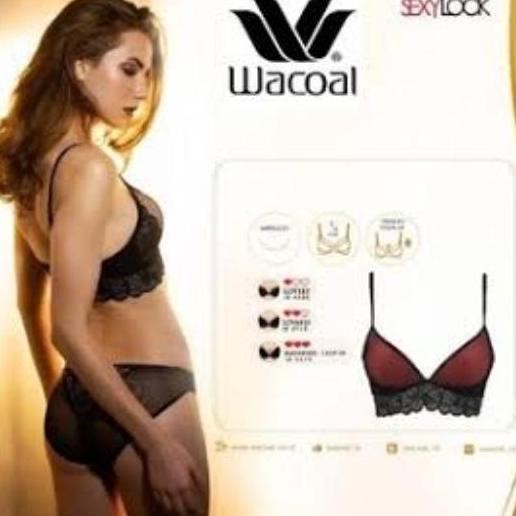BRA WACOAL SEXY LOOK BRALETTE TANPA KAWAT IB 4338 BH WANITA PUSHUP TANPA KAIT NON WIRE WIRELESS IB43