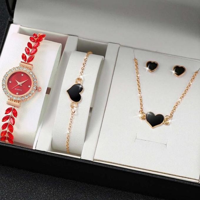 Jam Tangan Wanita Paket Kado Hampers Ulang Tahun Anniversary