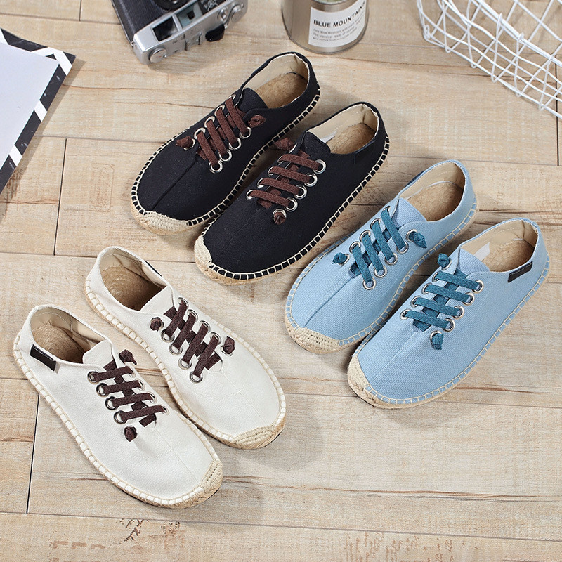 Chinese Style Men's Casual Linen Cotton Linen Canvas Shoes