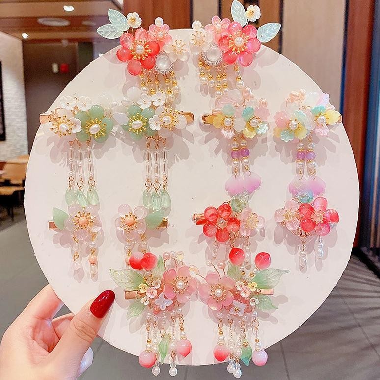 TERMURAH Jepit Jepitan Wanita Anak Dewasa Hanfu Imlek Hairclip Hairpin Hair clip Sincia CNY Chinese 