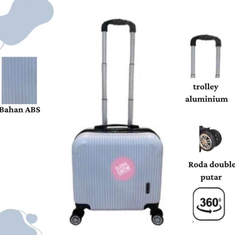 KOPER KABIN 2018 17INCH POLO FANS / GLOBAL SNOW TERMURAH / KOPER BATINDO Koper Pramugari / Koper 17i