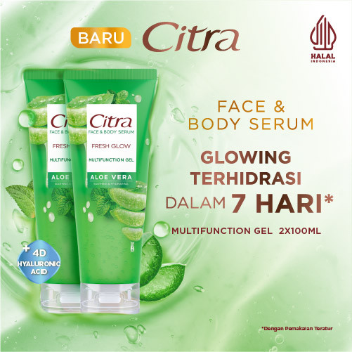 CITRA FACE & BODY SERUM FRESH GLOW 100ML Twinpack
