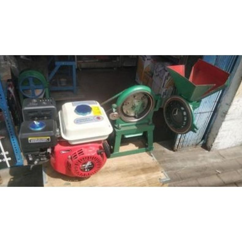 Mesin Gilingan Tepung FFC15 Bensin 5.5HP Disk Mill Tepung Jagung Beras Kopi