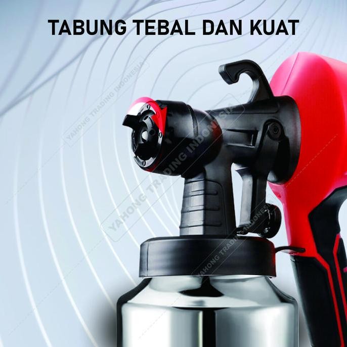 Botol Spray Gun Mesin Semprot Cat Plastik Stainless YAN