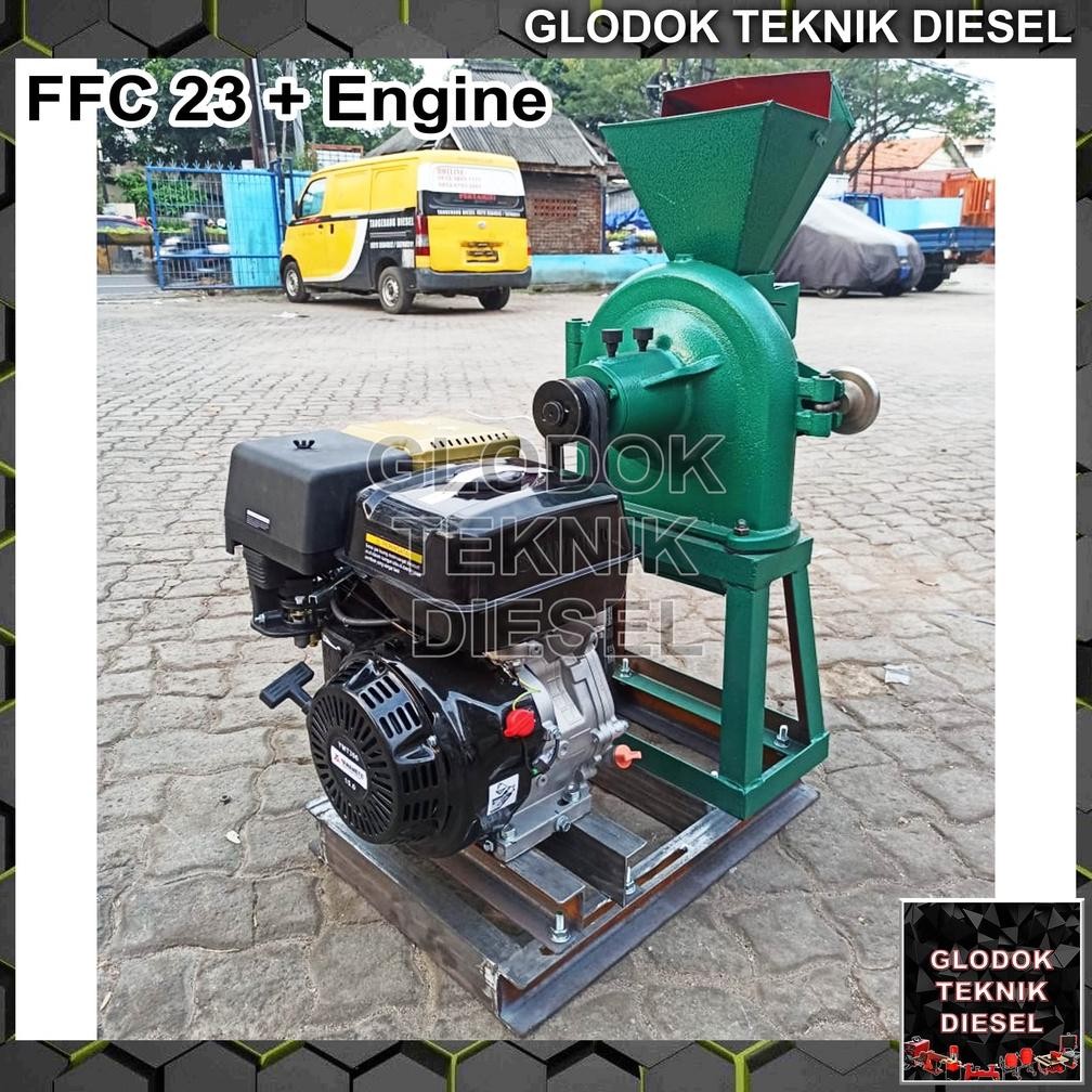 Mesin Giling Gilingan Tepung FFC 23 Penepung + Penggerak Bensin Diesel Listrik Engine Solar SERBAGUN