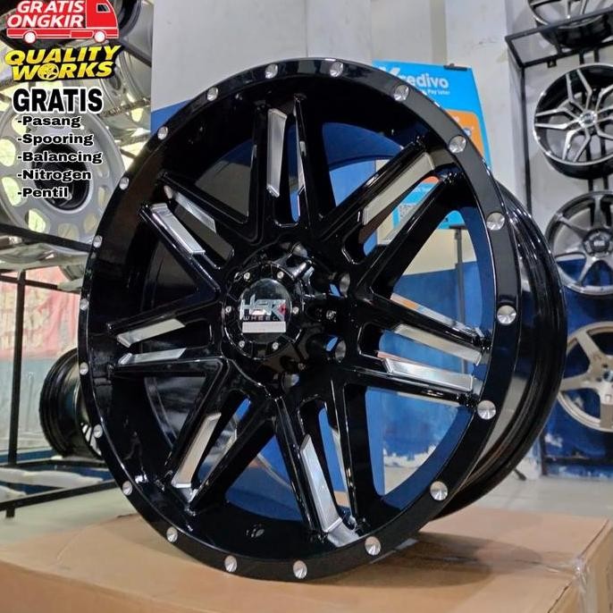 TERBARU - Velg Mobil Pajero Ring 18 Model Gahar, Velg Hsr Wheel Bull