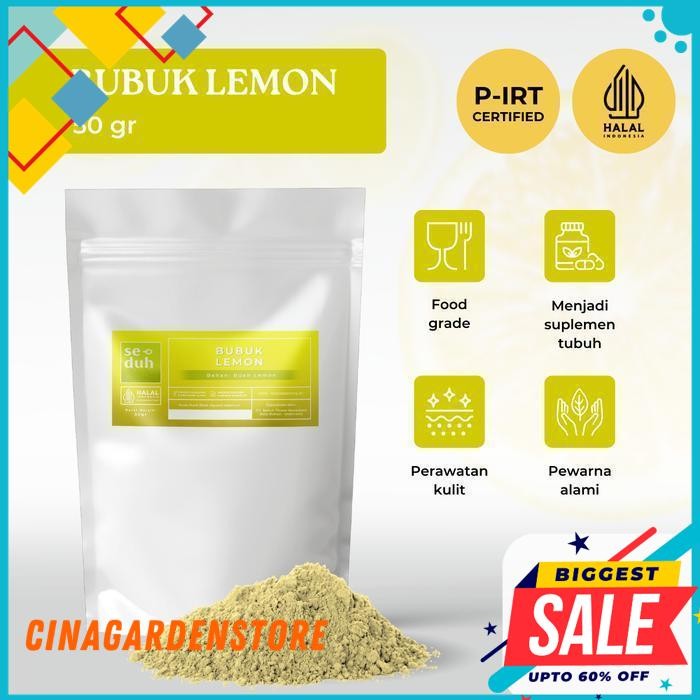 

BUBUK EXTRACT LEMON / LEMON EXTRACT POWDER / FRUIT POWDER 50GR - 1KG BEST SELLER