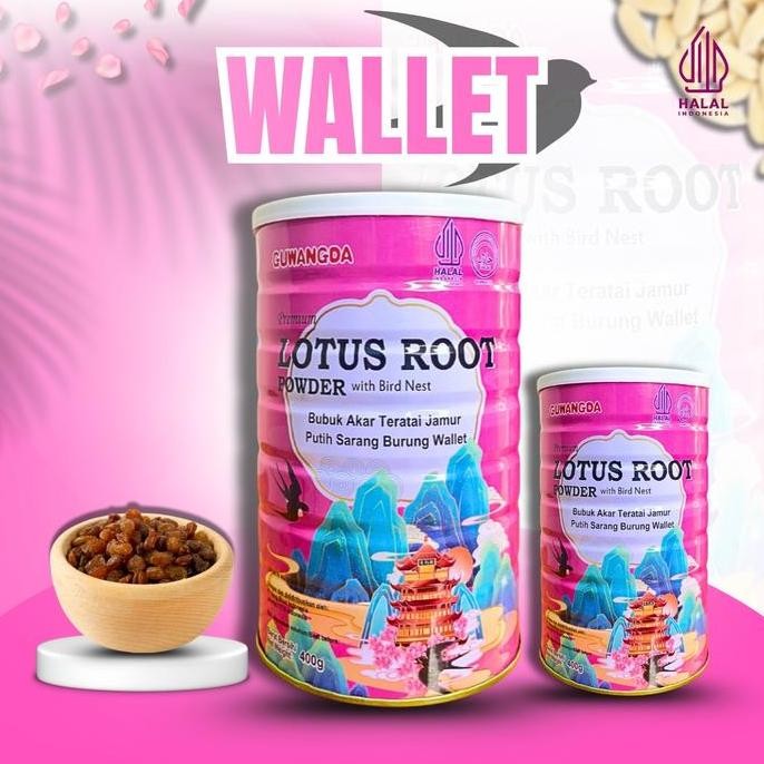 New OUFEN LOTUS ROOT POWDER  SUP TERATAI SARANG BURUNG DAN TREMELA BUBUR AKAR TERATAI