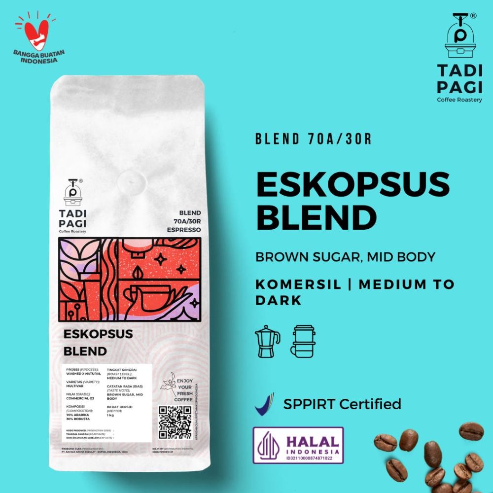 

relaydasbord - tadi pagi coffee roastery es kopi susu 1kg house blend - kopi arabika & robusta shopee