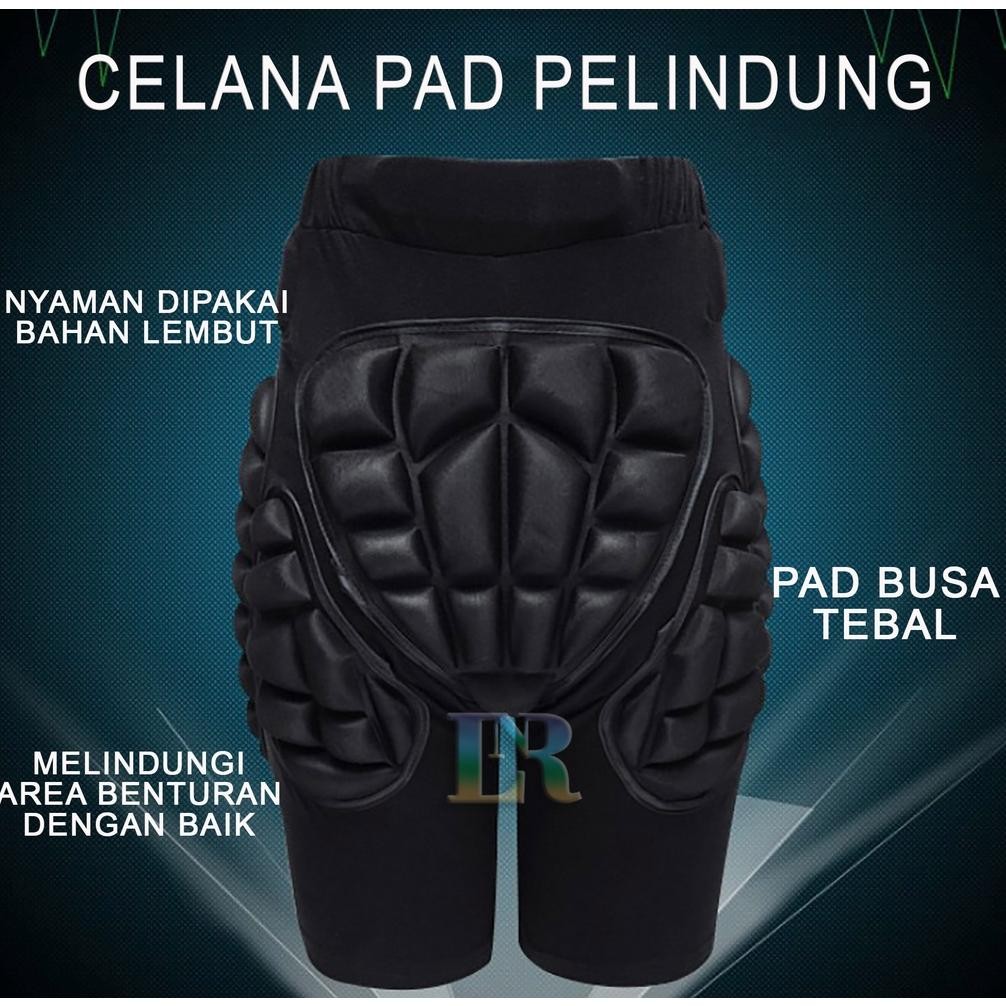 LNR Shop Celana Boxer Pad Pelindung Pantat Pinggang Paha Busa Tebal Premium for Anak Dewasa Orang Tu