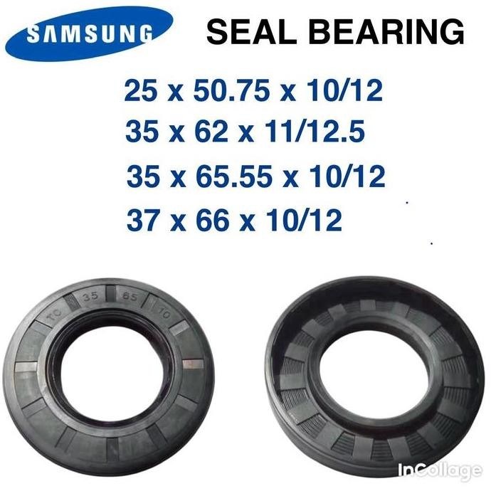"""] SEAL BEARING MESIN CUCI FRONT LOAD LOADING SAMSUNG 25 50.75 10/12 dan 35 65.55 10/12 dan 35 62 