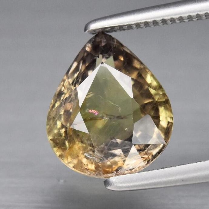 +++++] Sapphire Greenish Yellow Oval Unheated Natural 2.06 ct USS00171 GLC