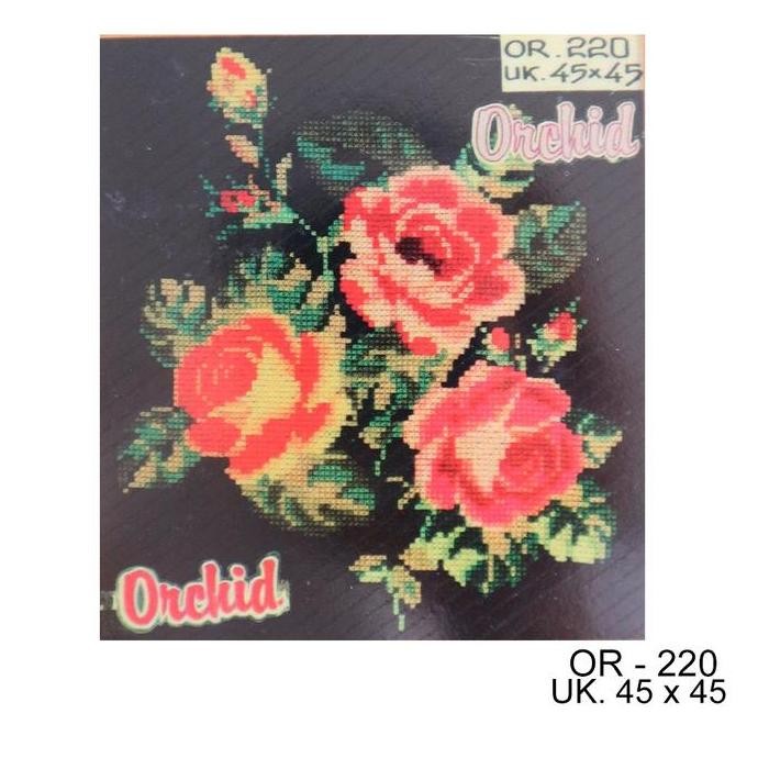 Termantab] ANEKA - Kristik Kruistik Orchid - 220 - set alat merajut