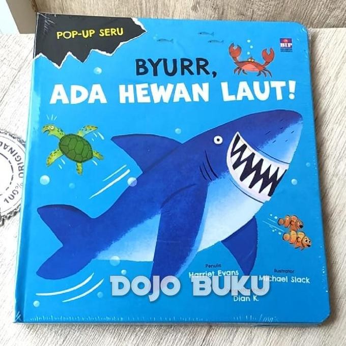 Buku Pop-Up Seru Byurr, Ada Hewan Laut By Harriet Evans
