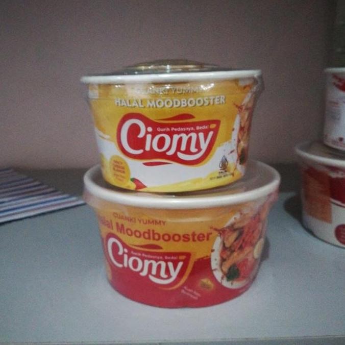 New Cuanki Cup Instan Chicken Cheese Spicy Mood Booster - Ciomy