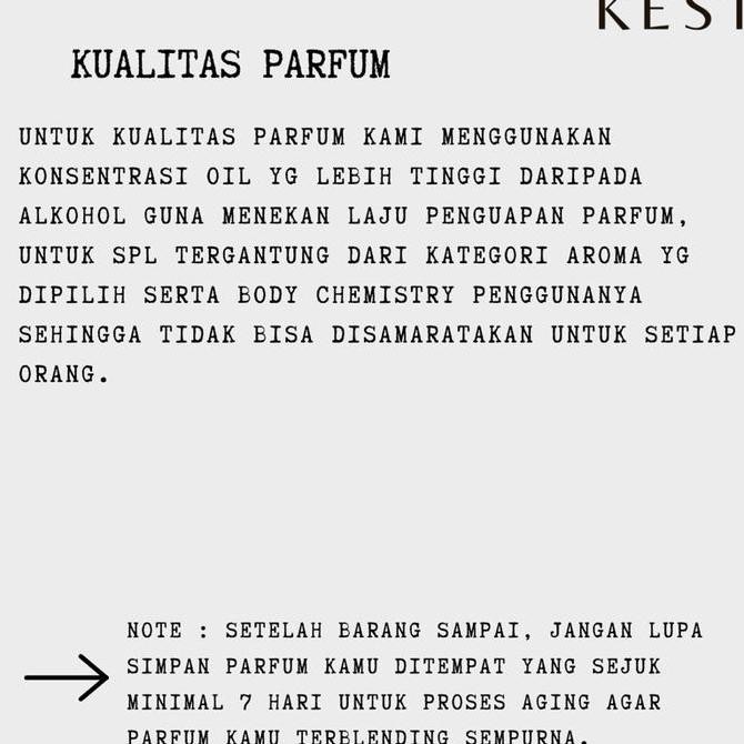 

New KEST - HOUSEBLEND PERFUME 10ML | MUSIC SERIES