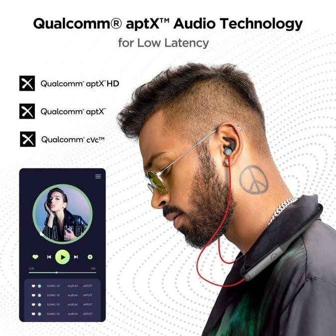 Qualcomm Aptx Hd Boat Rockerz 335 Headset Bluetooth Earphone Wireless