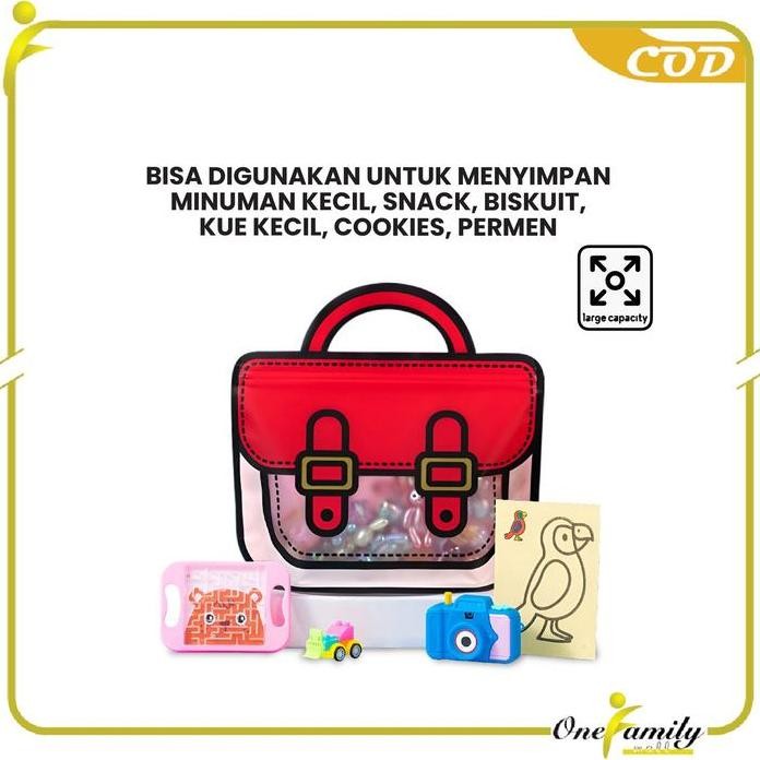 

[Cod] Ofm C1094 Plastik Bingkisan Goodie Bag Birthday 3D Zip Lock