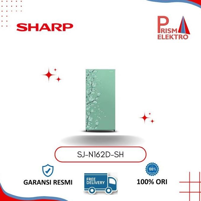 Kulkas Sharp Sj-N162D-Sh 1 Pintu Sakura Hijau Free Ongkir Jabodetabek