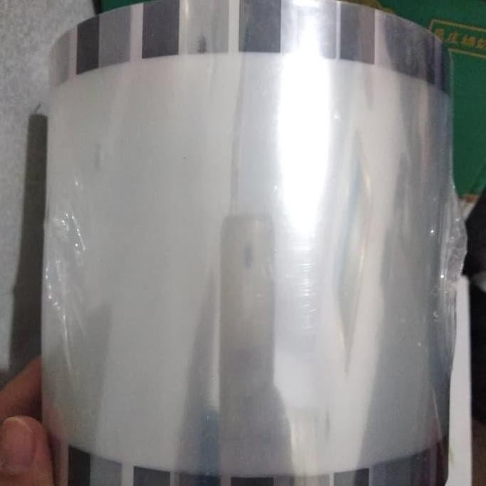 Lid Seal Plastik Polos Tutup Gelas Roll Bening Mesin Prescup Sealer