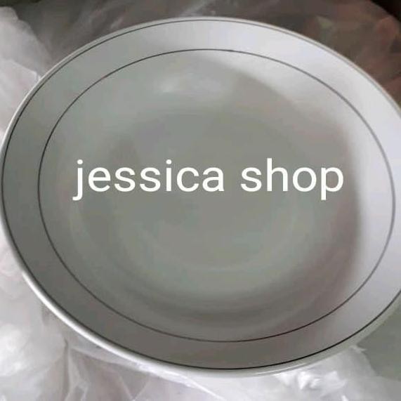 Piring Beling / Piring Makan Beling Uk.9 Inch (1 Lusin)