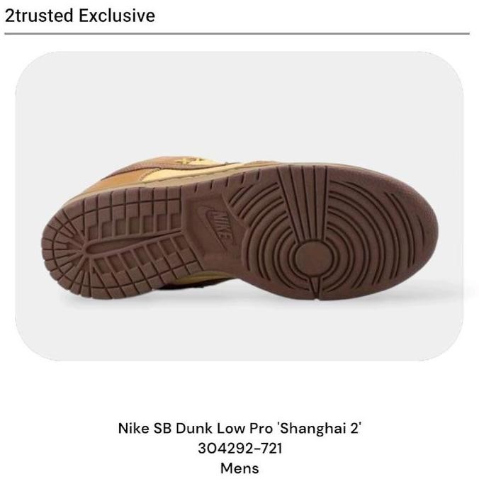 New  Nike SB Dunk Low Pro 'Shanghai 2' 304292-721 Mens Trusted