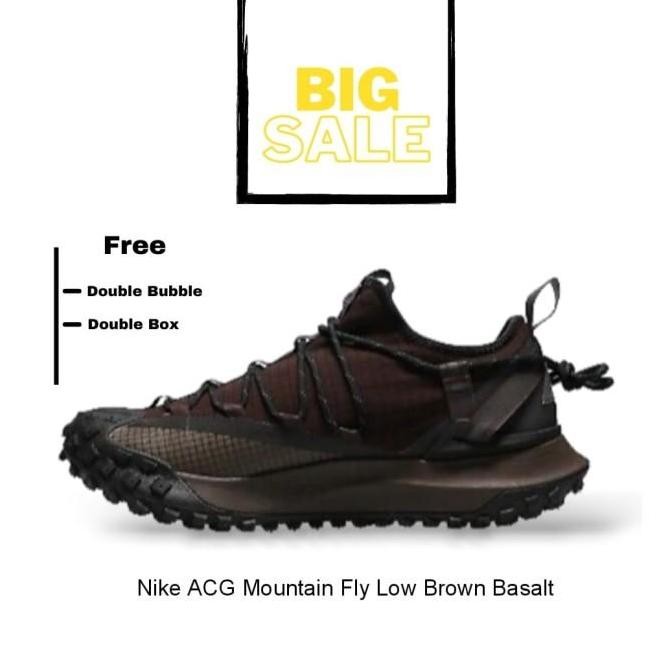New  Sepatu Pria Hiking Nike ACG Mountain Fly Low Brown Basalt - Cokelat