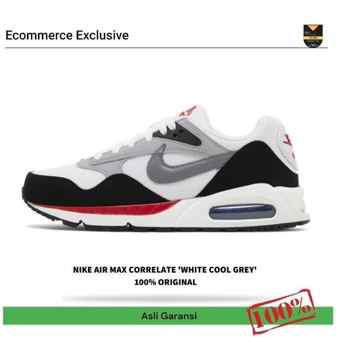 New  Sepatu Nike Air Max Correlate White Cool Grey  DualGaransi