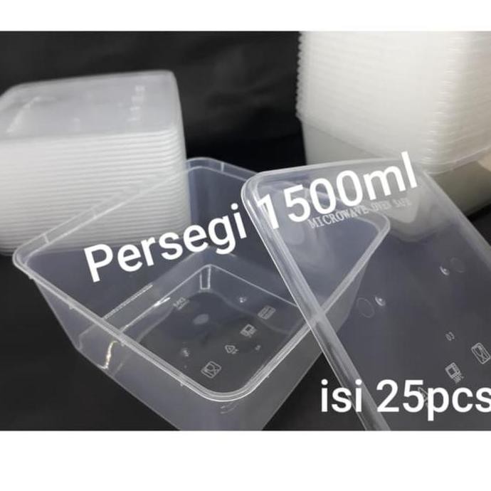 Kotak Makan 1500 Ml Tempat Box Nasi Microwave Thinwall Food Container
