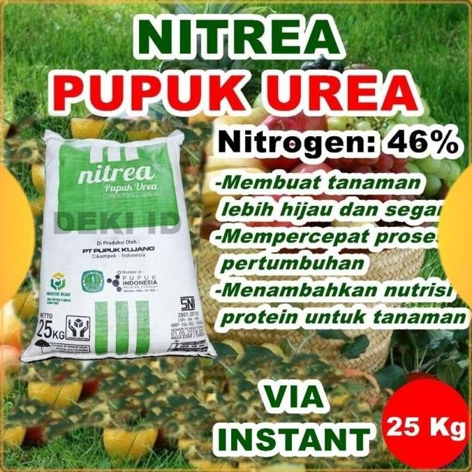 Urea Nitrea 25 Kg Via Instan Pupuk Kujang Kemasan Pabrik