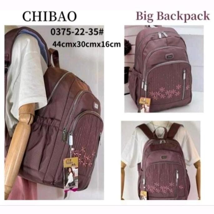 Terbaru Tas Ransel Chibao Import Bordir Model Terbaru Ukuran Jumbo Original